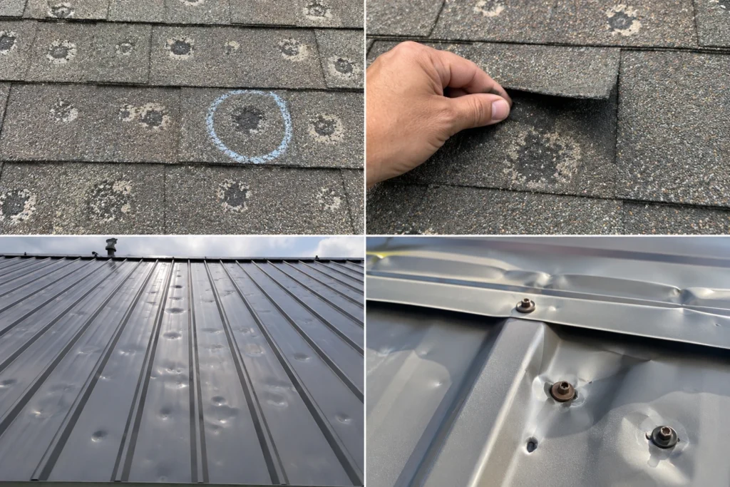 Hail Damage Roof Insurance Claim 3